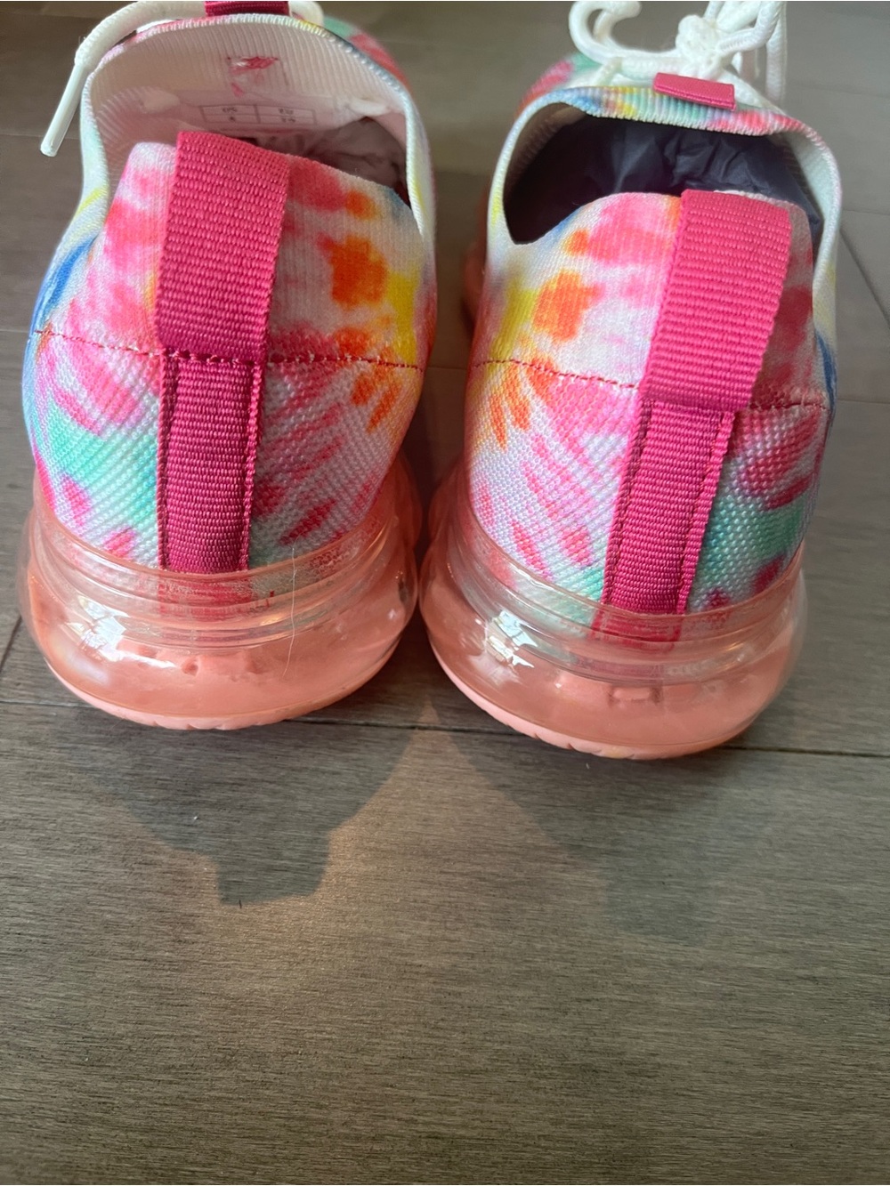Colorful Tie-Dye Knit Slip-On Sneakers - Picture 4 of 6